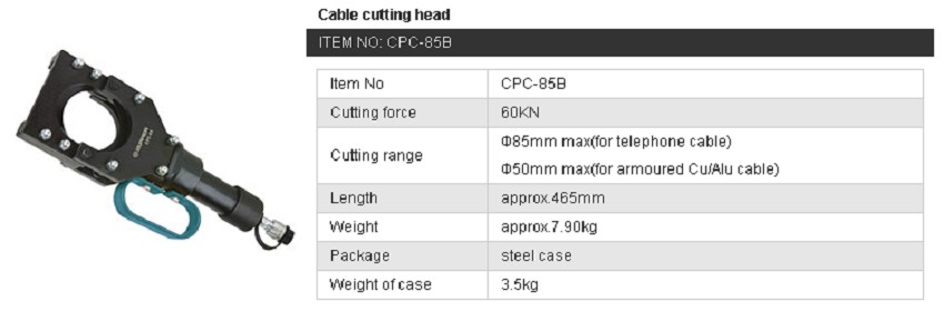 Đầu cắt cáp Zupper CPC-85B 0