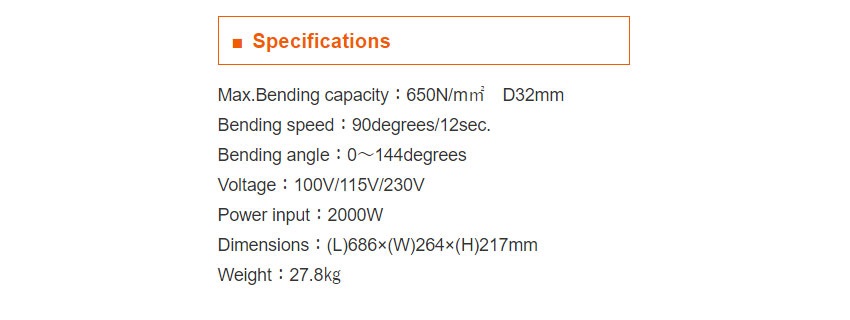 Máy uốn sắt cầm tay 32mm Diamond DBR-32HD 0