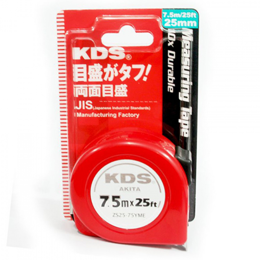Thước cuộn thép 7.5m KDS ZS25-75YME 0