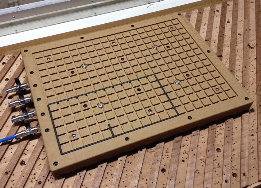 bàn hút chân không cnc