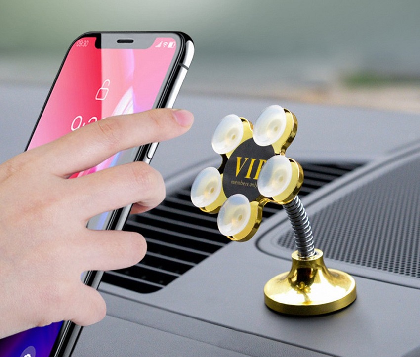 Giá đỡ điện thoại đế hút chân không 2