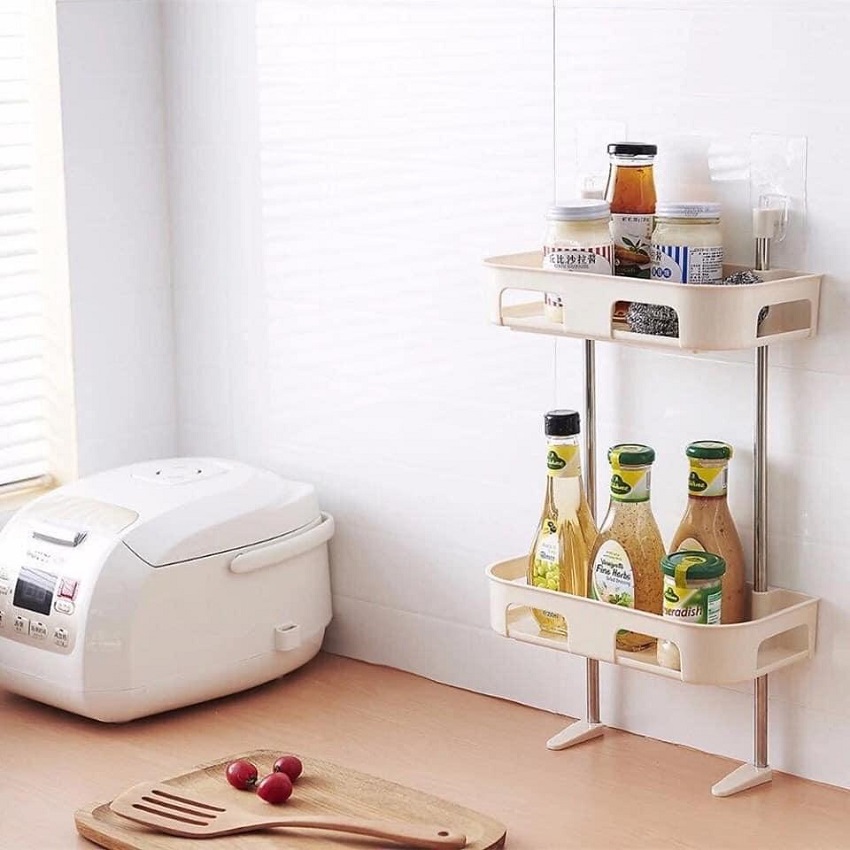 kệ nhà tắm hút chân không