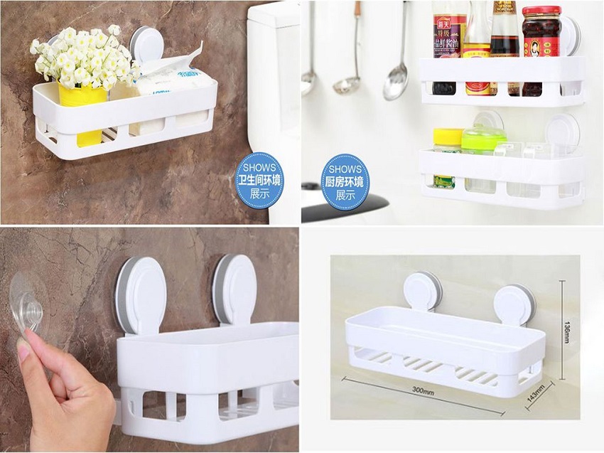 kệ nhà tắm hút chân không tphcm