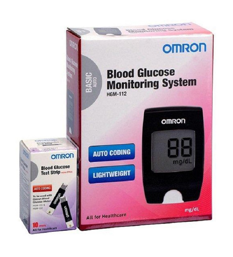 máy đo tiểu đường omron