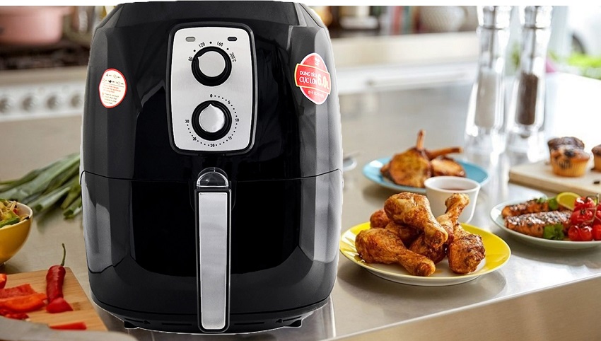 lò chiên nướng chân không