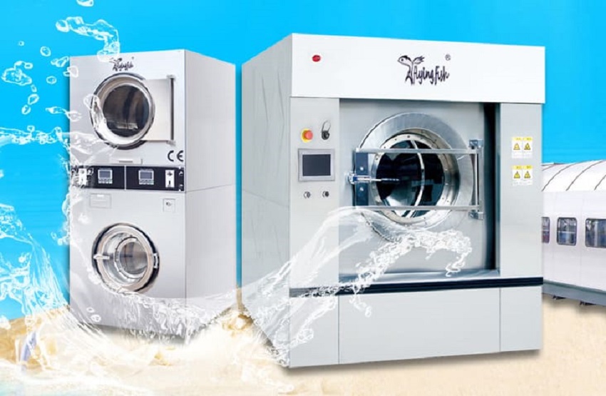 máy giặt công nghiệp cũ