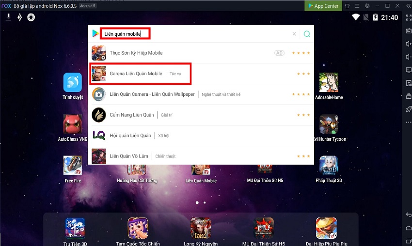 phần mềm giả lập java trên android