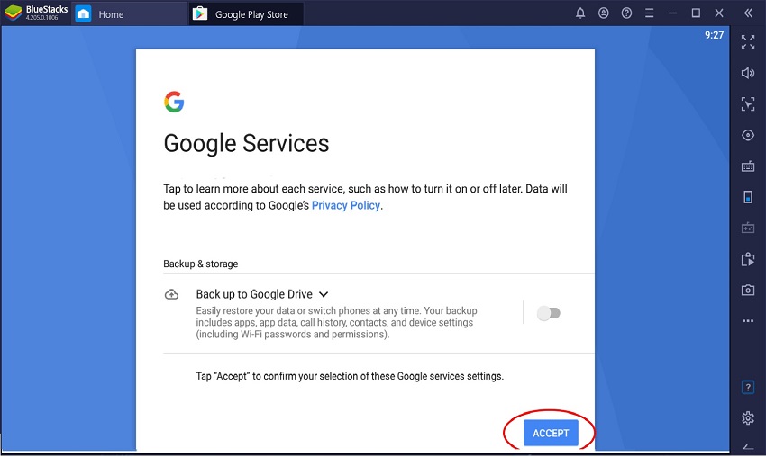 phần mềm giả lập android bluestacks