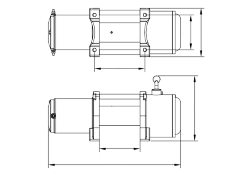 Tời điện 12V DBK 12000LBS (có điều khiển từ xa) 6