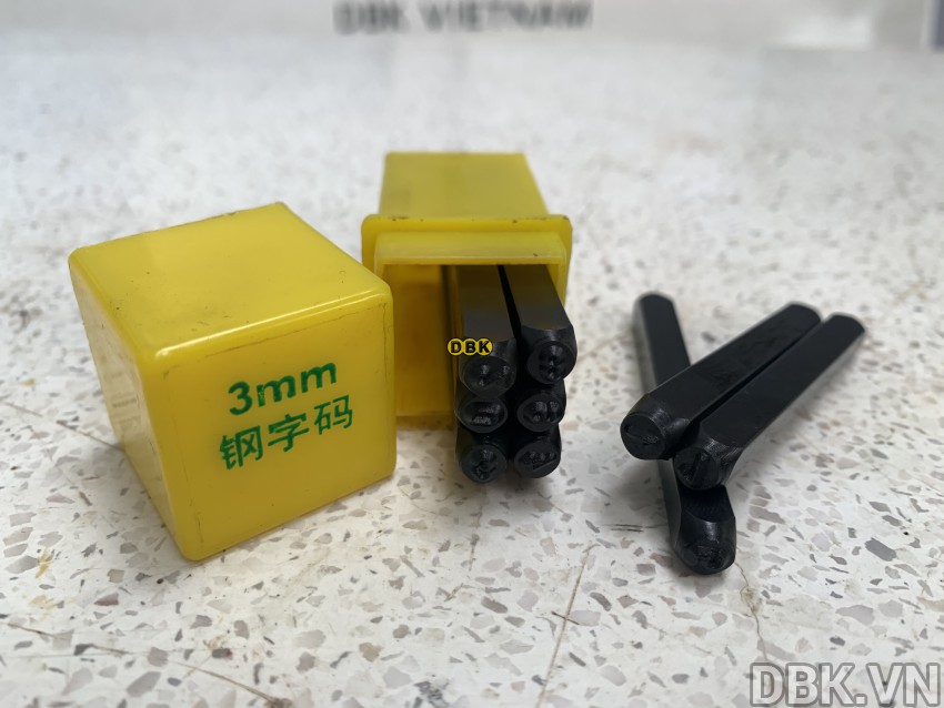 Bộ đóng số 3mm giá rẻ DBK DS-03 1