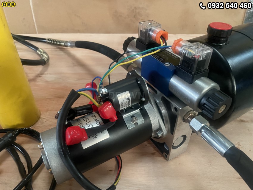 Bộ nguồn thủy lực 2 chiều 12V - 1200W áp 150bar 2