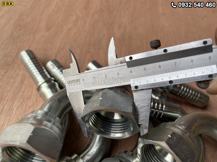 Đầu cút cong 90 độ 3/4 inch R12 S41 M34 Nhật lõm 2