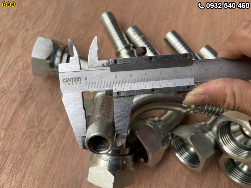Đầu cút cong 90 độ 3/4 inch R12 S41 M34 Nhật lõm 3