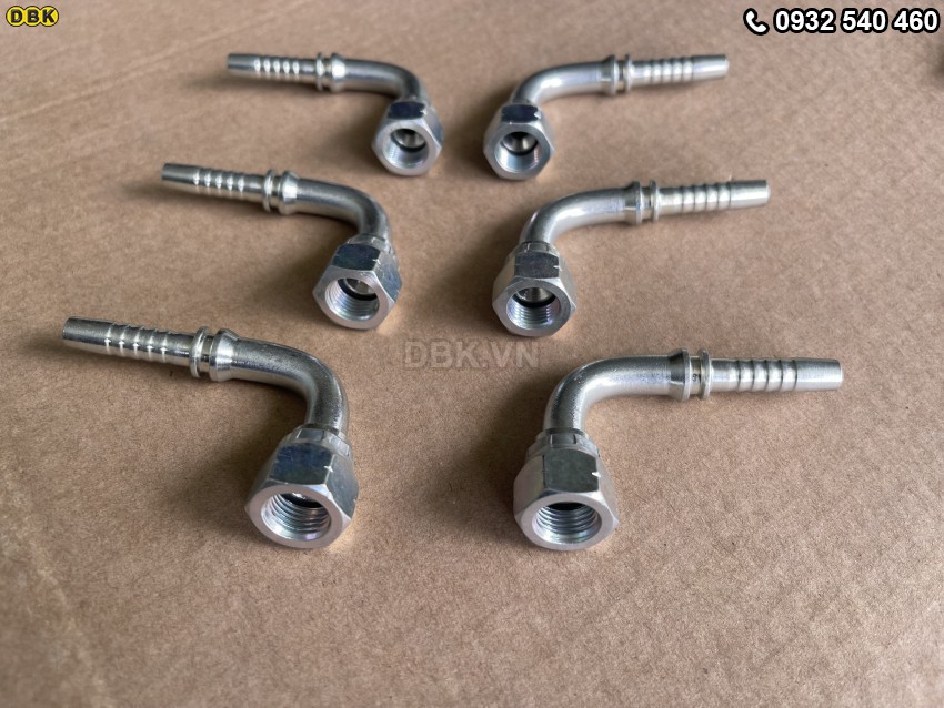 Đầu cút cong 90 độ 5/16 inch R2AT S19 M13 Nhật lõm 1