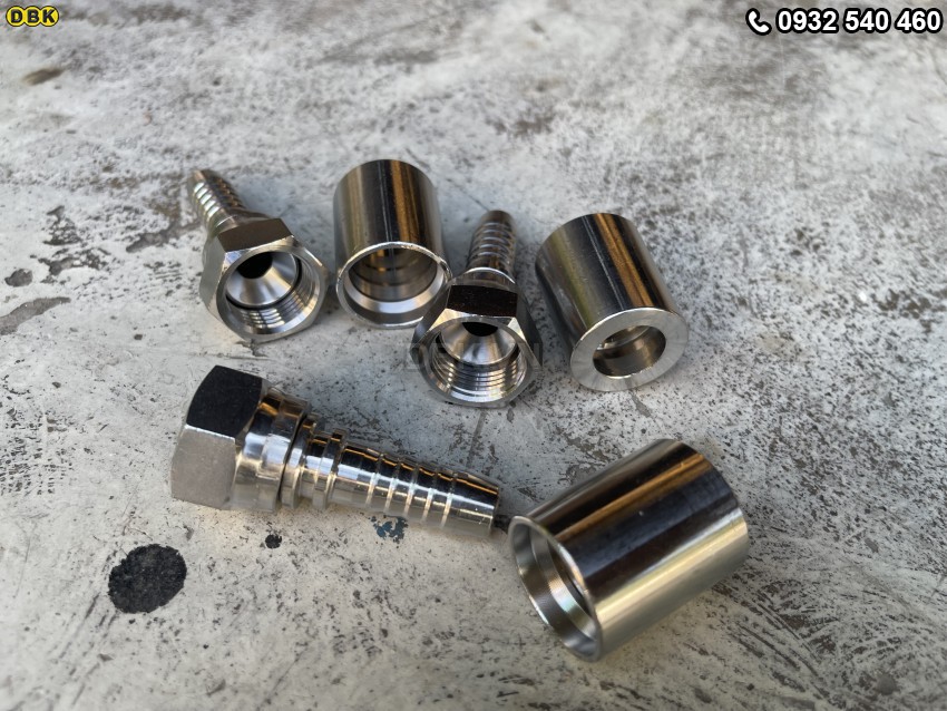 Đầu cút thẳng 1 giác 1/2 inch S27 số 10 Mỹ INOX 304 1