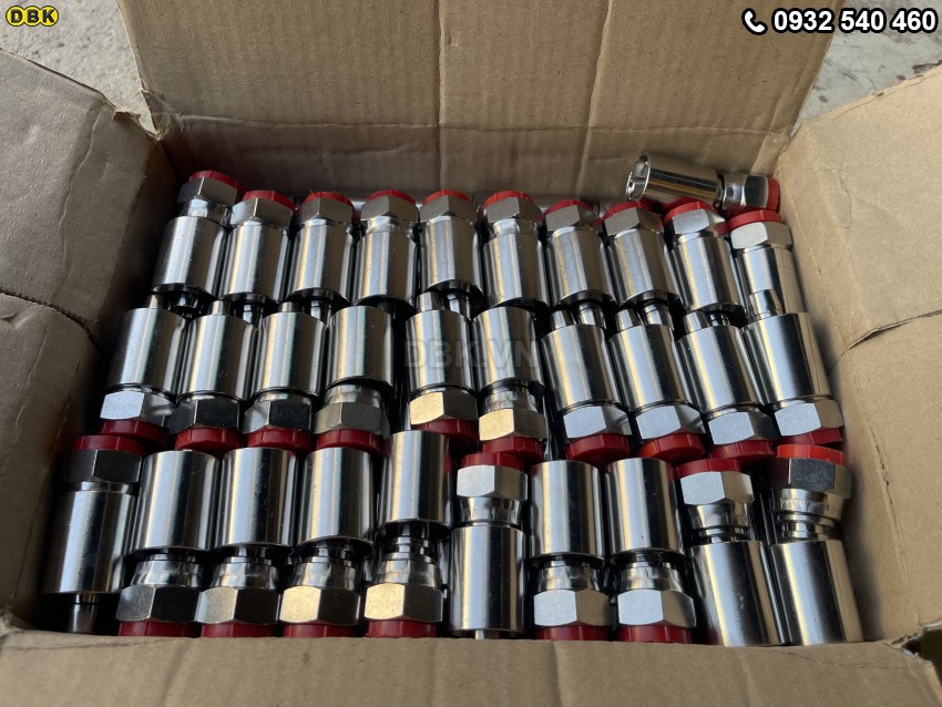 Đầu cút thẳng 1 giác 1/2 inch S27 số 10 Mỹ INOX 304 2