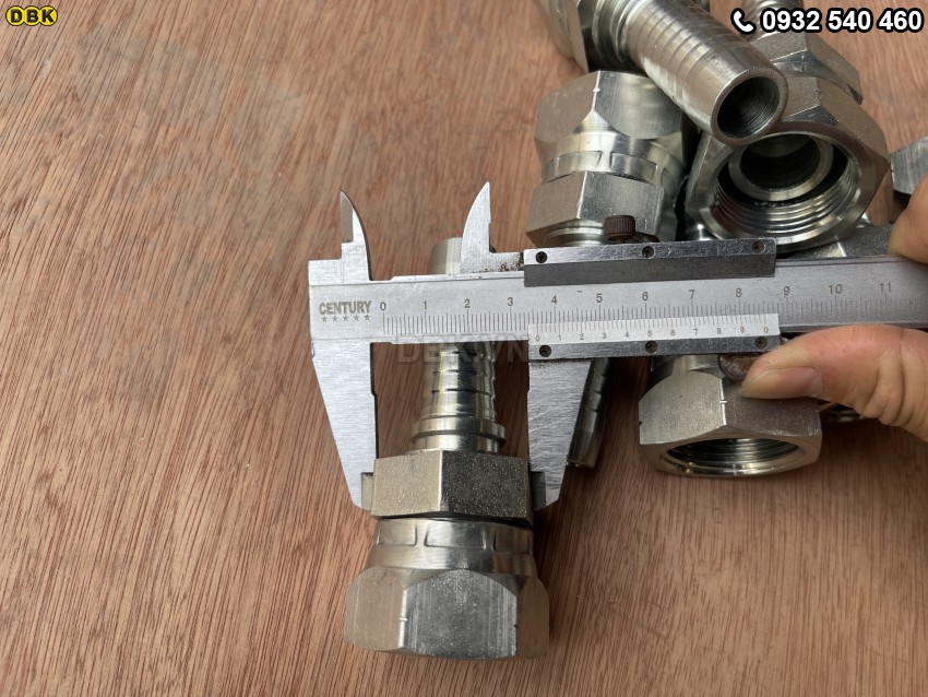 Đầu cút thẳng 2 giác 3/4 inch R12 S41 M34 Nhật lồi 4
