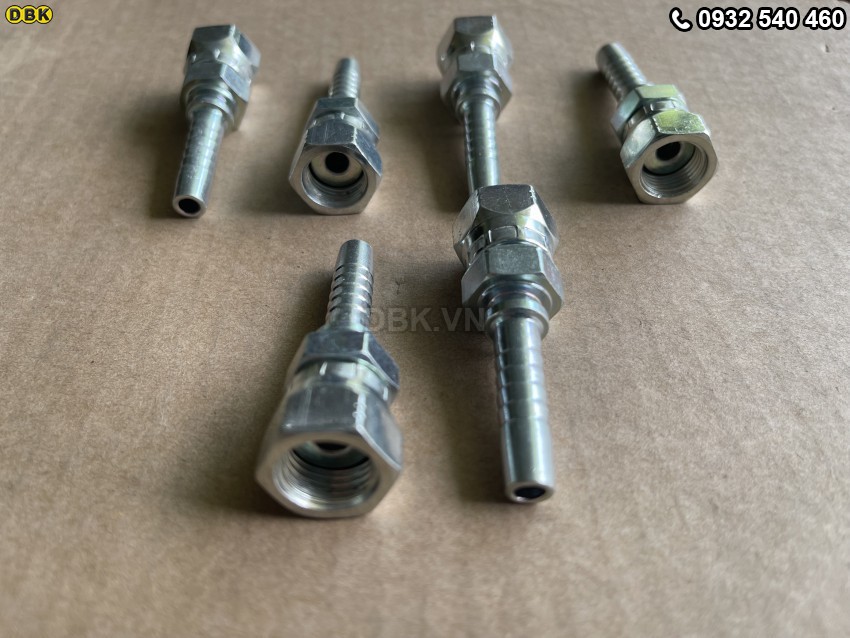 Đầu cút thẳng 2 giác 5/16 inch R2AT S19 HTC 1