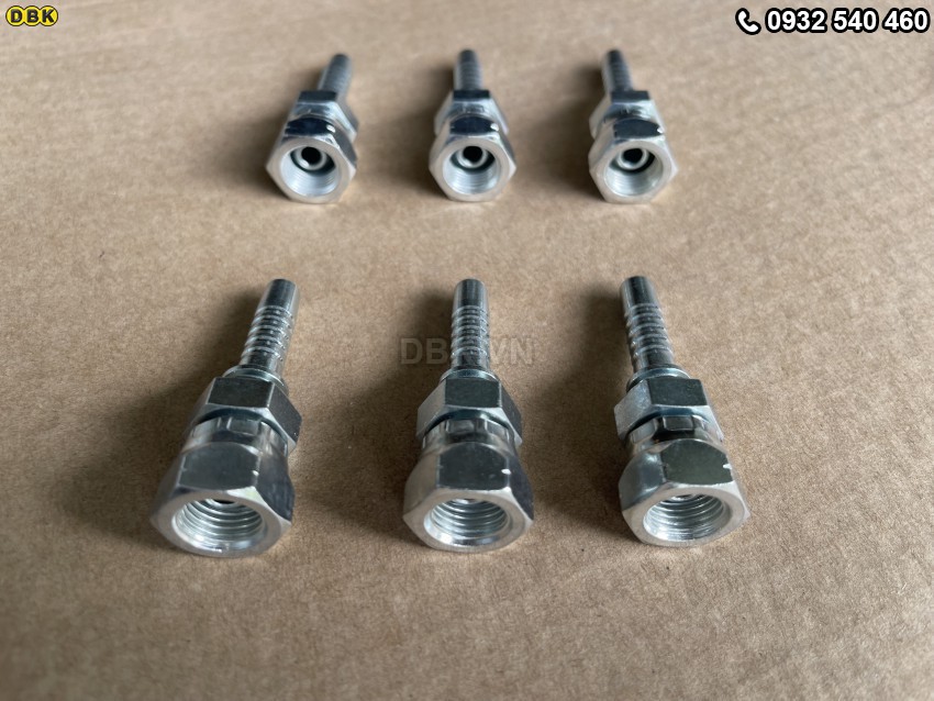 Đầu cút thẳng 2 giác 5/16 inch R2AT S19 M13 Nhật lồi 1