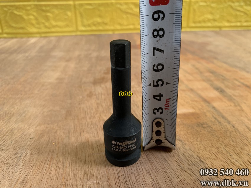 Đầu tuýp lục giác chìm 1/2 inch H10 4