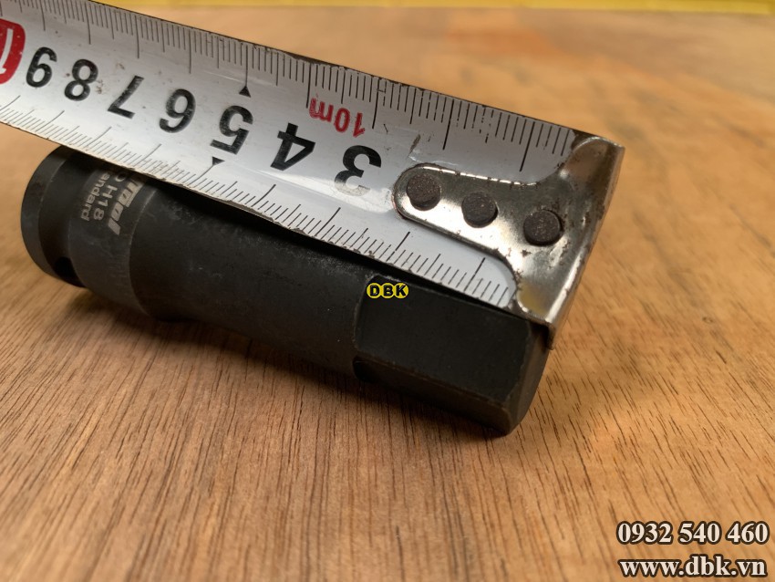 Đầu tuýp lục giác chìm 1/2 inch H18 5