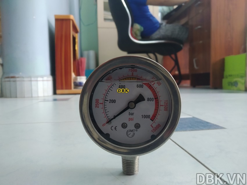 Đồng hồ đo áp suất 800 bar phi 60mm TLP SPG60 2