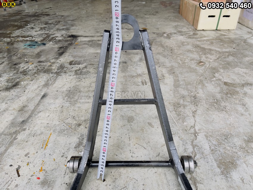 Kẹp kéo pallet đòn bẩy (có bánh xe) 4