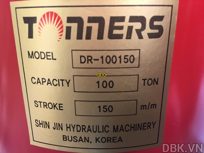 Kích thủy lực 100 tấn, 150mm TONNERS DR-100150 5