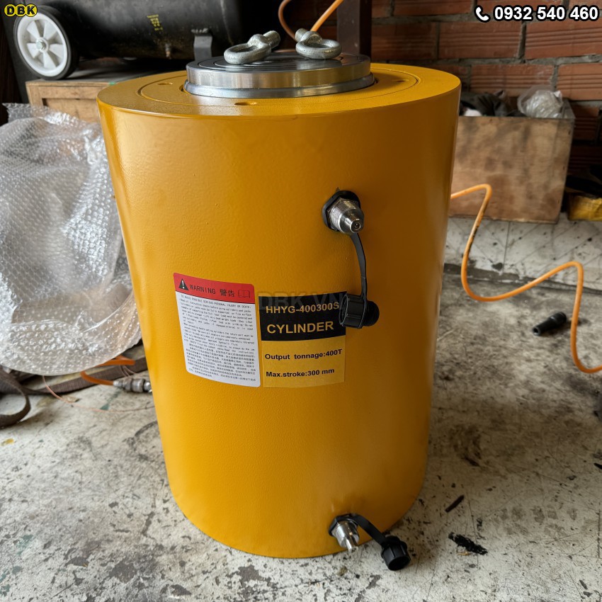 Kích thủy lực 2 chiều 400 tấn 300mm TLP HHYG-400300S 9