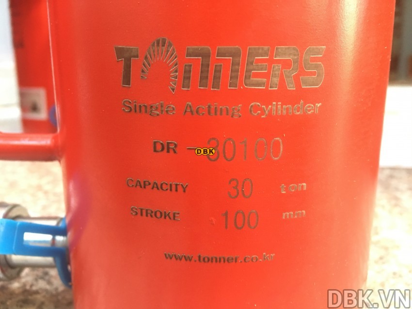 Kích thủy lực rỗng 50 tấn, 100mm TONNERS DCH-50100 7
