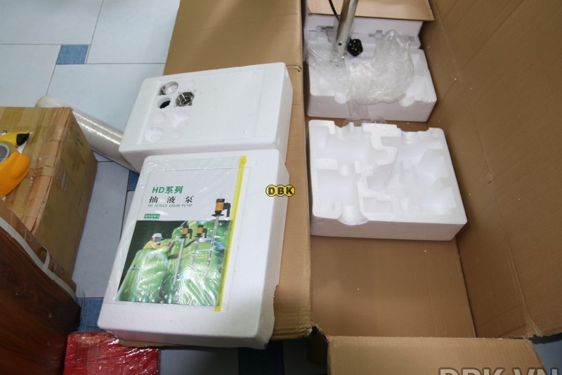 Máy bơm thùng phuy 220V Inox 316 DBK LG-1014D 3