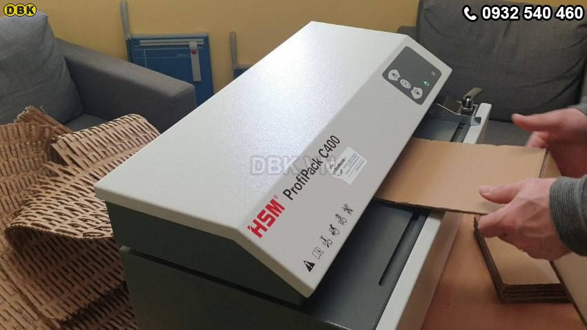 Máy cắt băm bìa Carton HSM Profipack C400 1