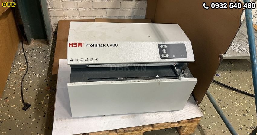 Máy cắt băm bìa Carton HSM Profipack C400 2