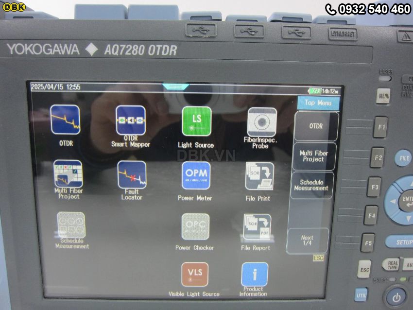 Máy đo cáp quang OTDR Yokogawa AQ7280 chính hãng 3