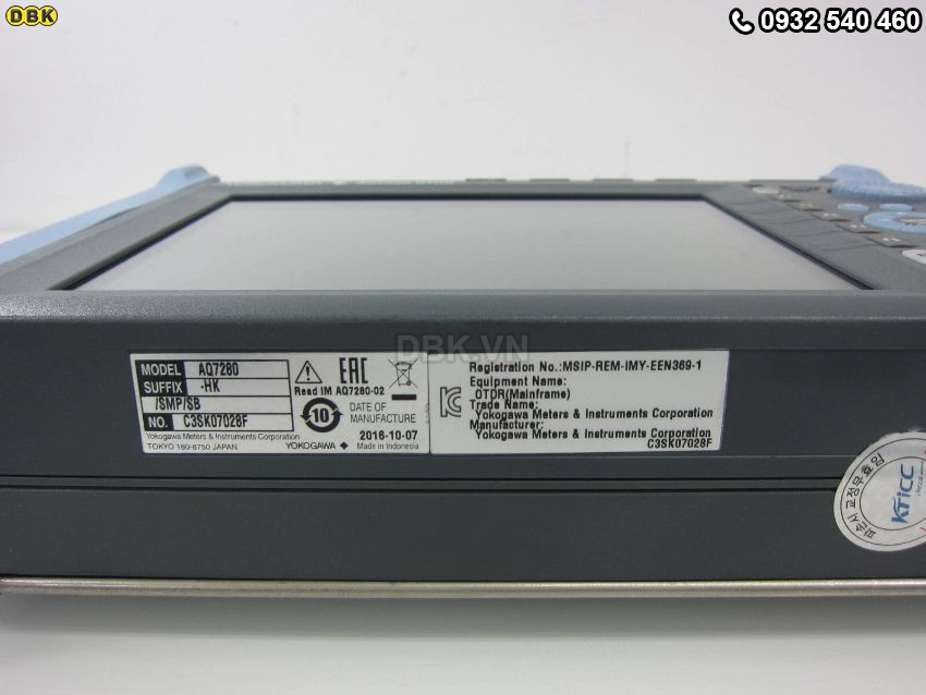 Máy đo cáp quang OTDR Yokogawa AQ7280 chính hãng 6