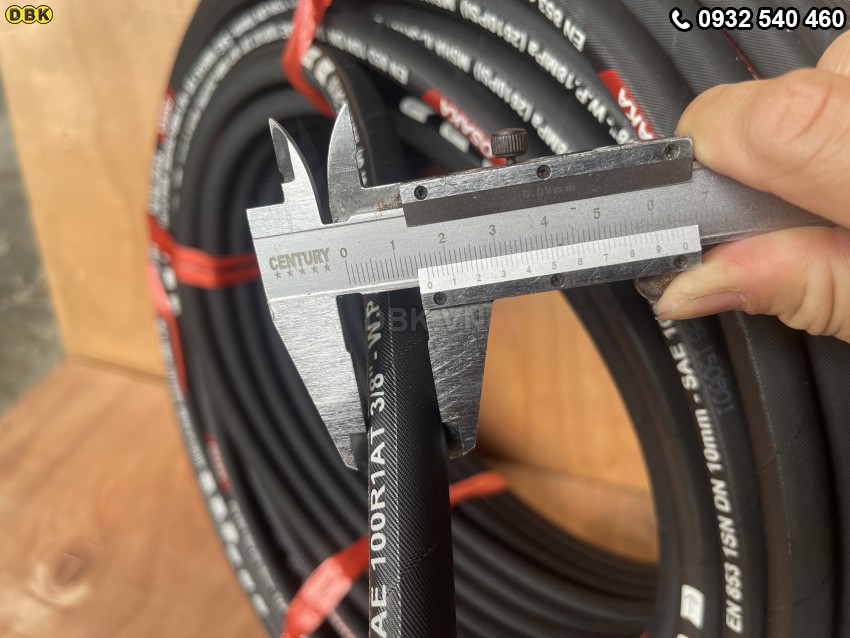 Ống tuy ô thủy lực 1 lớp 10mm (3/8 inch) 12