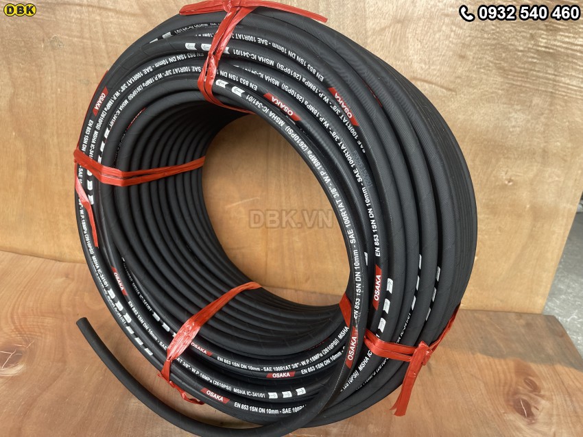 Ống tuy ô thủy lực 1 lớp 10mm (3/8 inch) 9