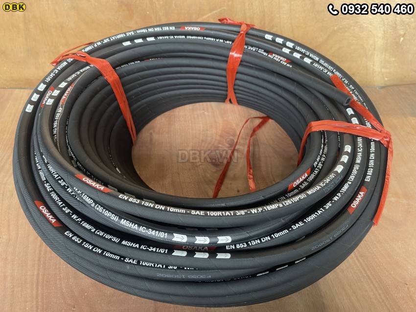Ống tuy ô thủy lực 1 lớp 10mm (3/8 inch) 10