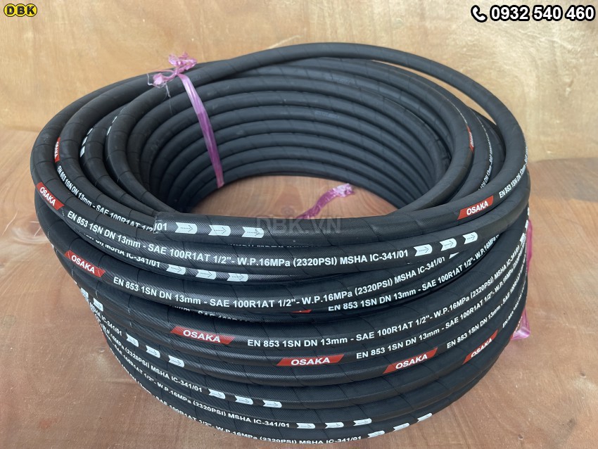 Ống tuy ô thủy lực 1 lớp 13mm (1/2 inch) 10