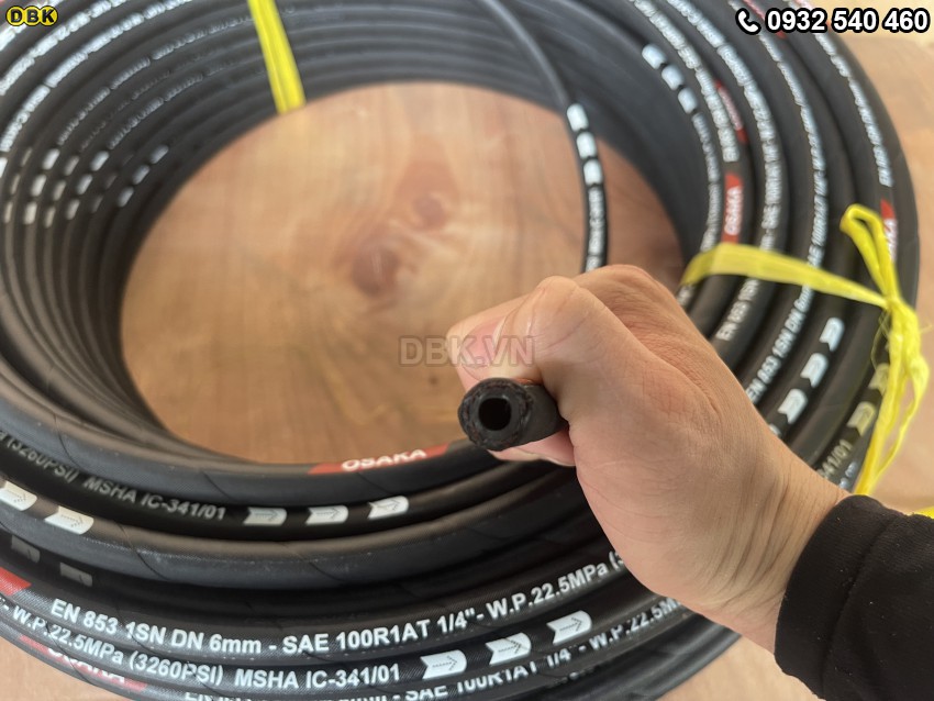 Ống tuy ô thủy lực 1 lớp 6mm (1/4 inch) 5