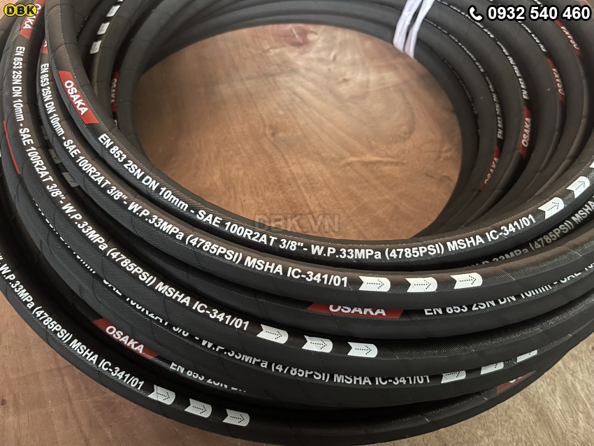 Ống tuy ô thủy lực 2 lớp 10mm (3/8 inch) 14