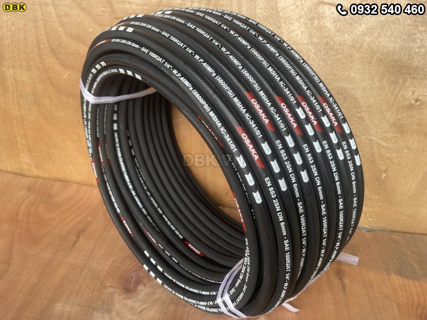 Ống tuy ô thủy lực 2 lớp 6mm (1/4 inch) 8