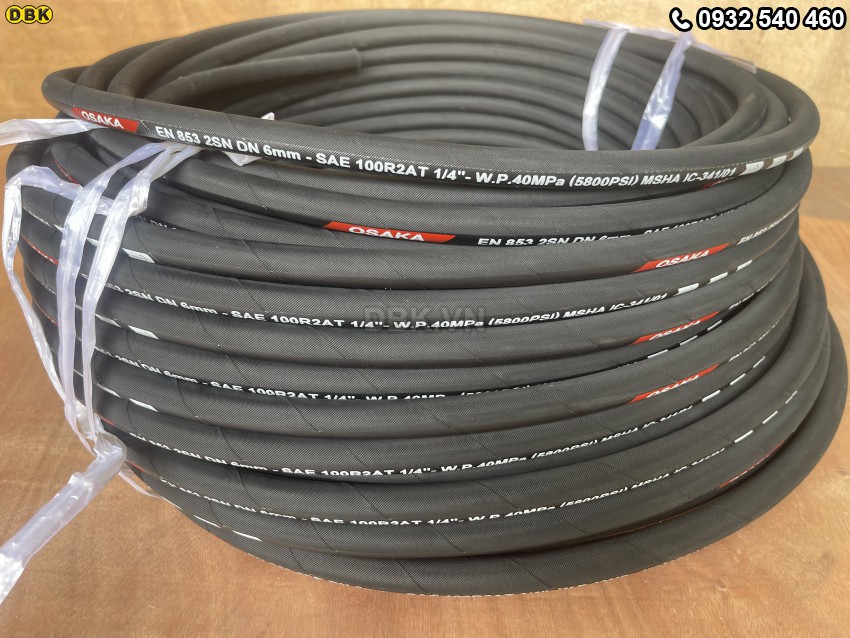 Ống tuy ô thủy lực 2 lớp 6mm (1/4 inch) 9