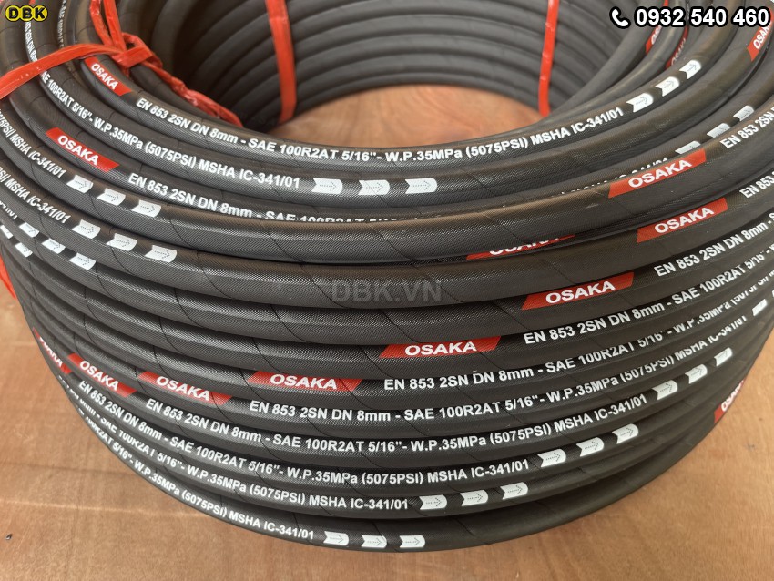 Ống tuy ô thủy lực 2 lớp 8mm (5/16 inch) 4