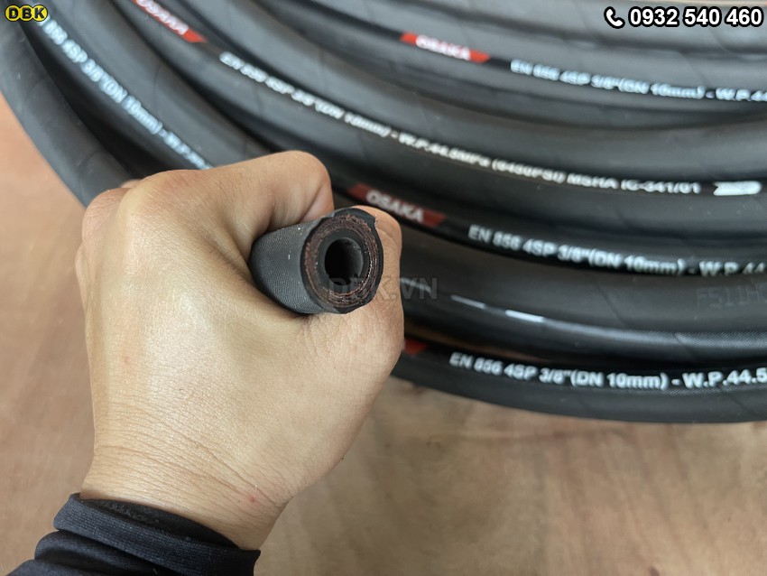 Ống tuy ô thủy lực 4 lớp 10mm (3/8 inch) 15