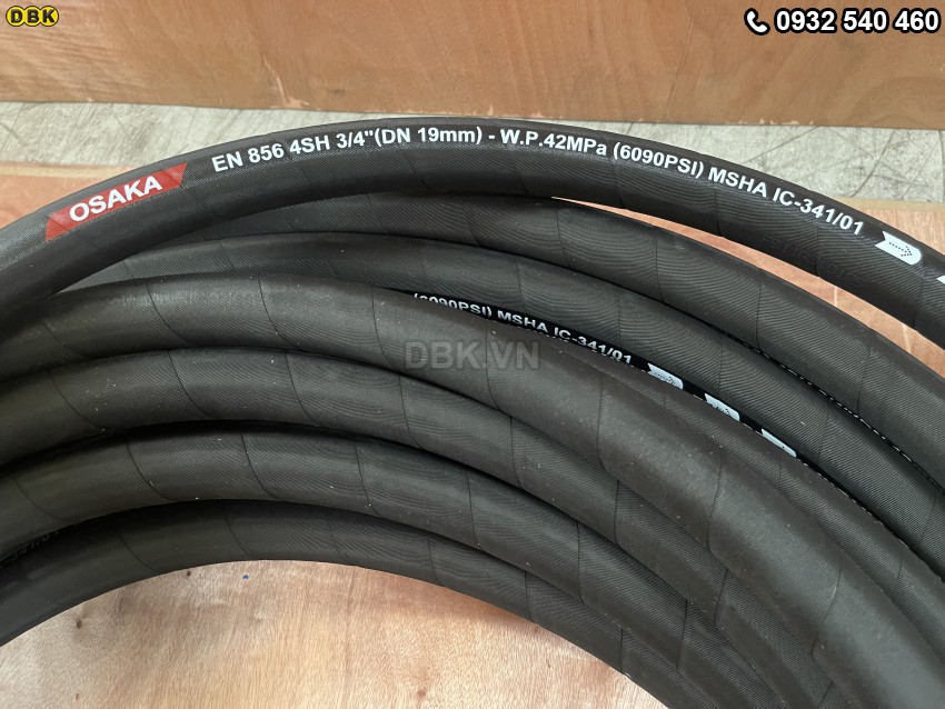Ống tuy ô thủy lực 4 lớp 19mm (3/4 inch) 5