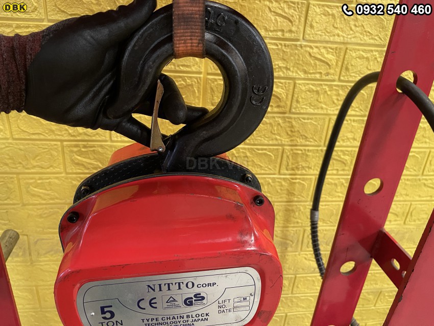 Pa lăng xích Nitto HSC 5 tấn 3 mét 6