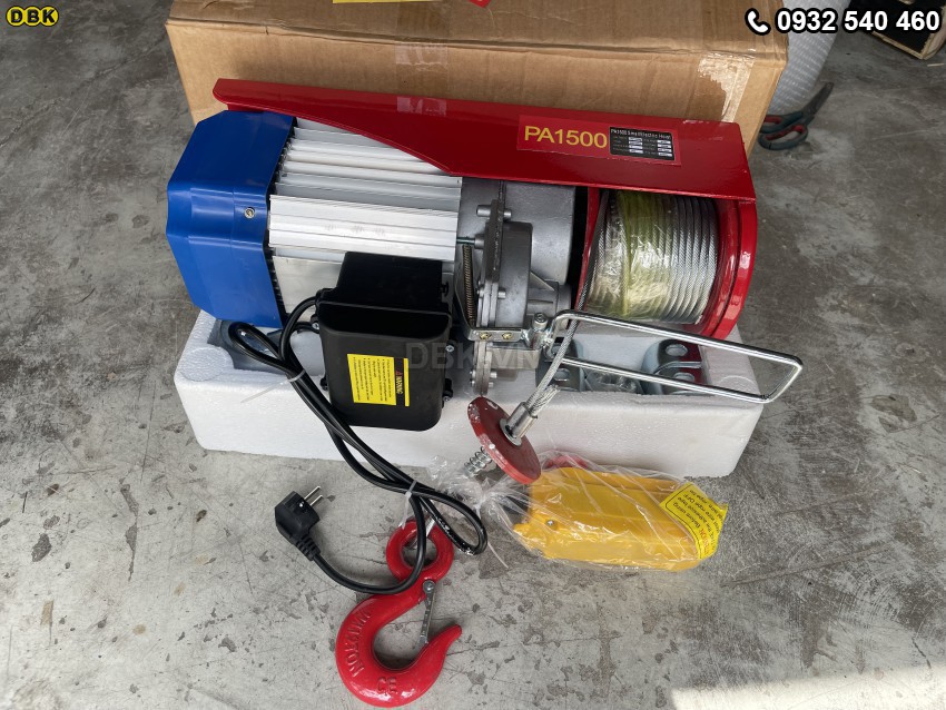Tời điện PA1500 (30 mét) 1