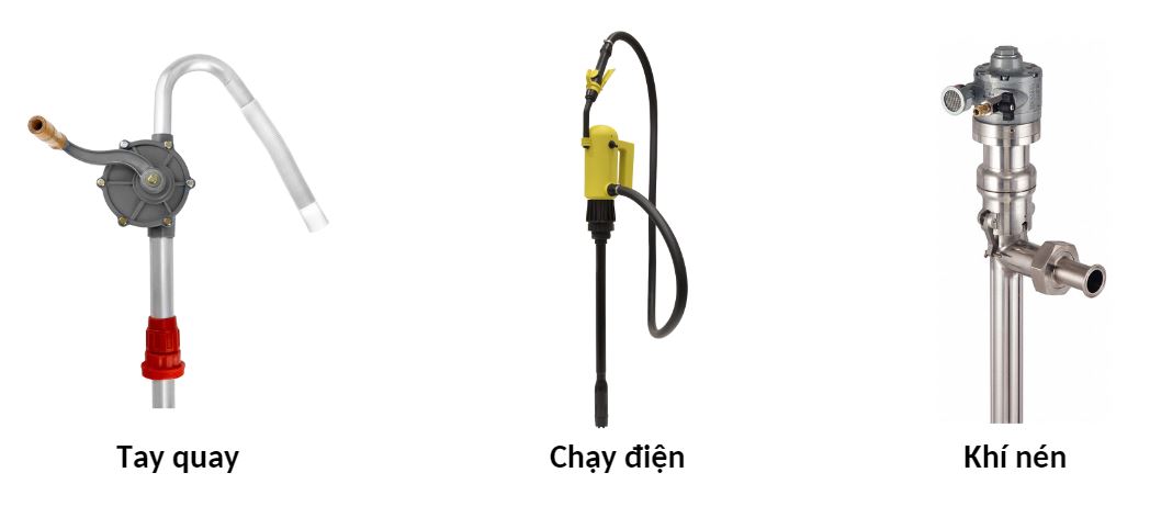 Phân loại bơm thùng phuy theo nguyên lý hoạt động