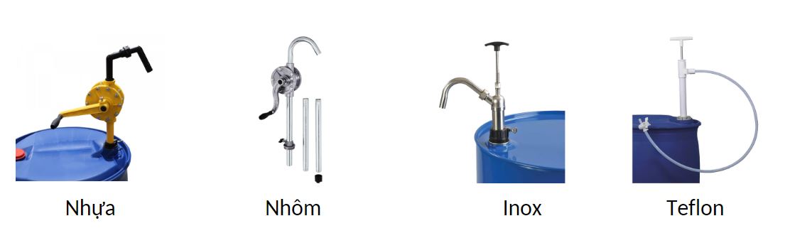 Bơm thùng phuy gồm những loại nào?